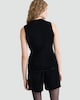 image 3 of F&F Velvet Buttoned Co-ord Waistcoat in Black