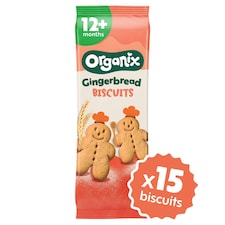 Organix 15 Gingerbread Men 135G