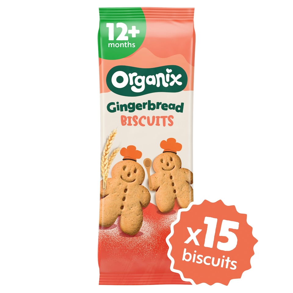 image 1 of Organix 15 Gingerbread Men 135G