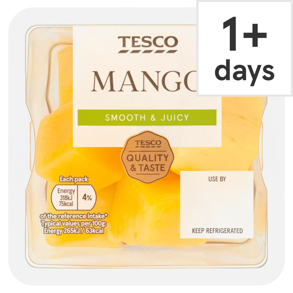 Tesco Mango Chunks 120G