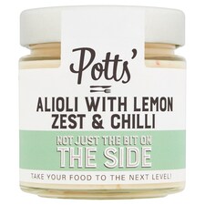 Potts Alioli With Lemon Zest And Chilli 180G