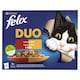 obrázok 1 z Felix Fantastic DUO kapsičky pre mačky kura a ľadvinky, hovädzie a hydina, morka a pečeň 12 × 85 g