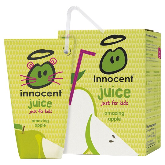 Innocent Kids Apple Juice Not From Concentrate 4 X 180Ml Tesco Groceries