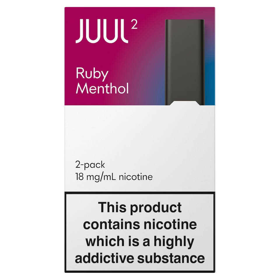 Juul2 Pods Ruby Menthol 18Mg/Ml 2 X 1.2Ml