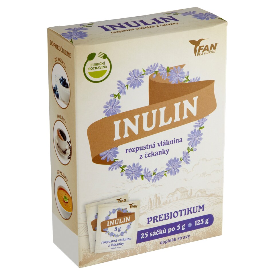 FAN Sladidla Inulin Soluble Chicory Fiber 25 x 5g (125g)