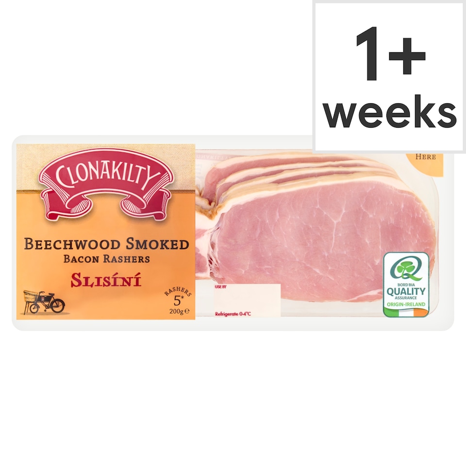 Clonakilty Smoked Bacon Rashers 200g