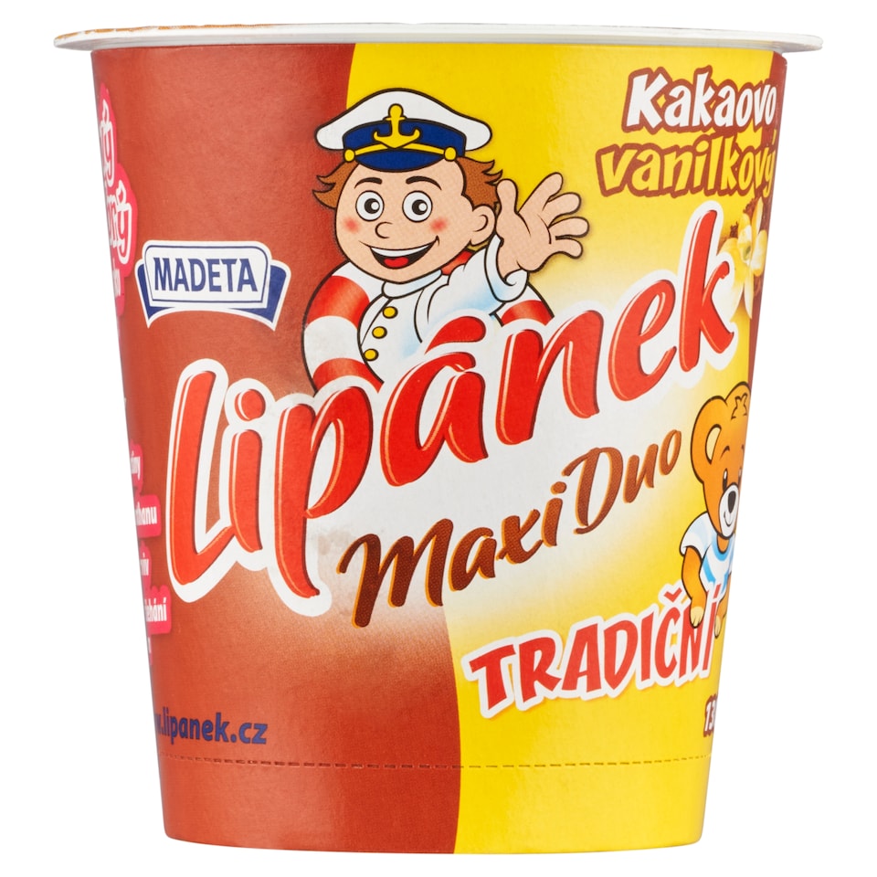 image 1 of Madeta Lipánek Traditional Maxi Duo Cocoa Vanilla Cream 130g