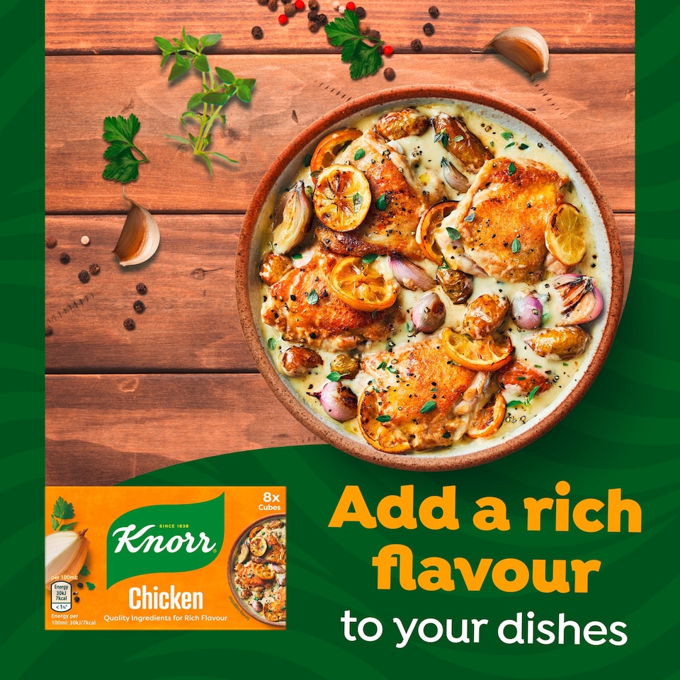 image 1 of Knorr Chicken 20 Stock Cubes 200g