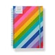 image 1 of Paperchase A4 Rainbow Stripe Notebook