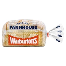 Warburtons White Farmhouse Bread 400G