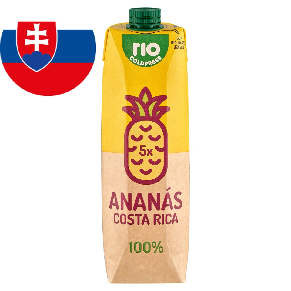 obrázok 1 z Rio Cold Press 100% Costa Rica ananás 1 l