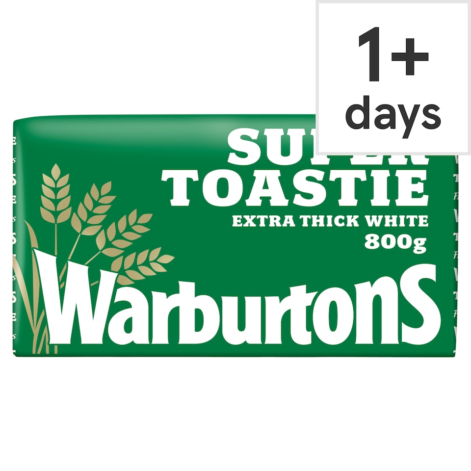 Warburtons Super Toastie Extra Thick Sliced White Bread 800g