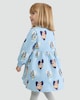 image 3 of Bluey Cotton Rich Long Sleeved Sweater Dress in Blue