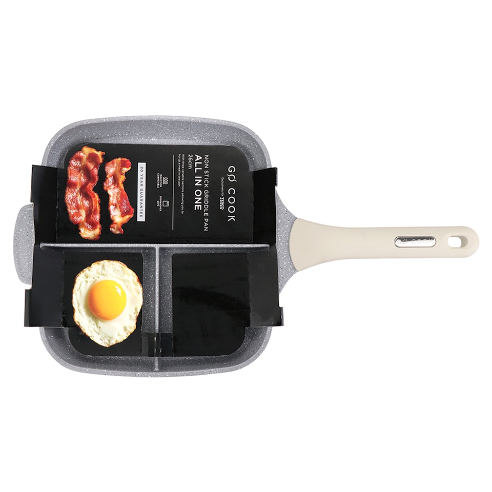 image 1 of Go Cook All in One Griddle Pan 26cm