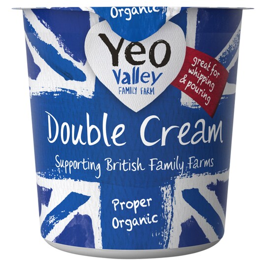 Yeo Valley Organic Double Cream 227Ml Tesco Groceries Yeo Valley Organic Double Cream 227Ml Tesco Groceries