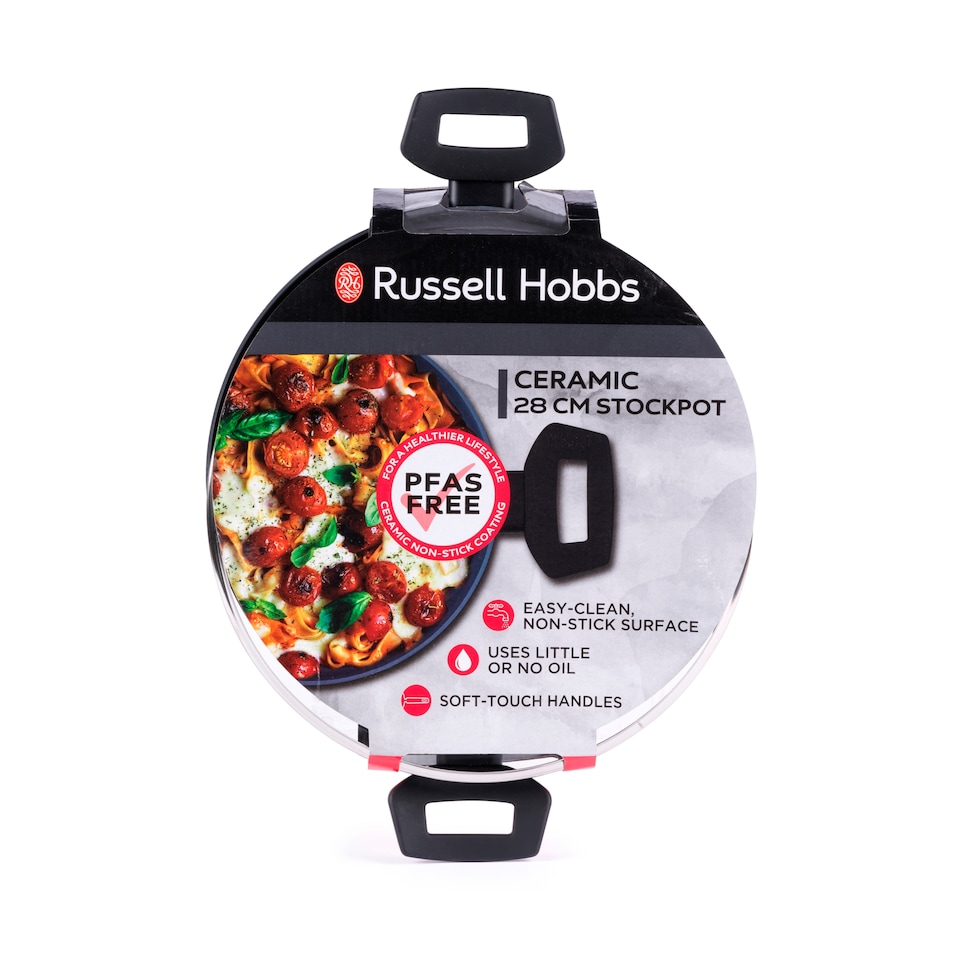 image 1 of Russell Hobbs Ceramic Stockpot 28cm