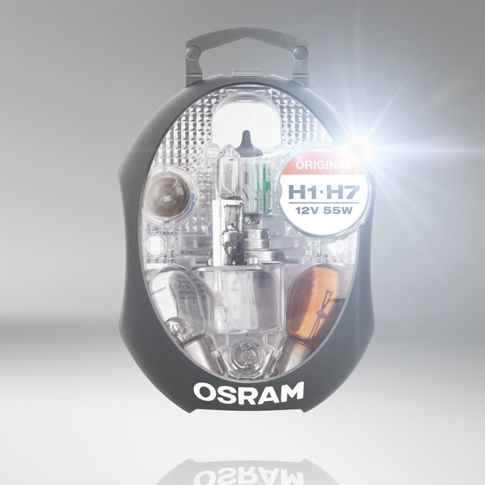 image 1 of Osram H1/H7 12V 55W Bulb Set