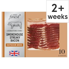 Tesco Finest Signature Cure 10 Smokehouse Streaky Bacon 200g