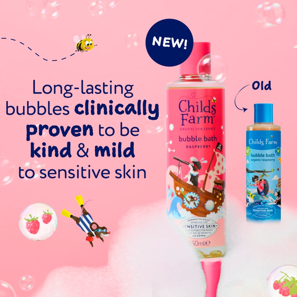 image 1 of Childs Farm Bubble Bath - Raspberry 250ml