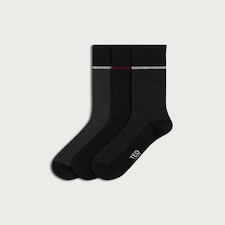 Ted Baker 3-Pack Cotton Rich Patterned Ankle Socks in Multi