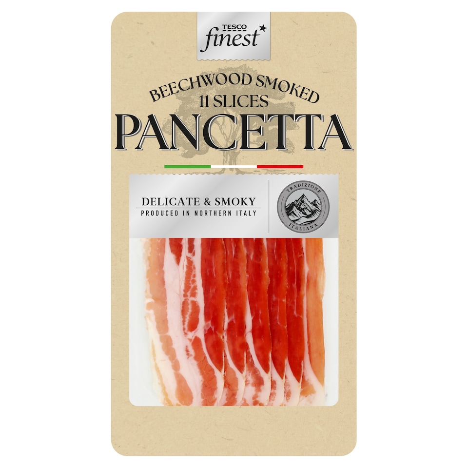 image 1 of Tesco Finest Smoked Pancetta Slices 110G