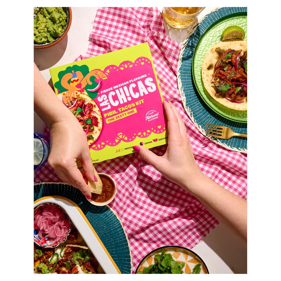 image 1 of Las Chicas Mexican Zesty Tacos Pibil Meal Kit 296G