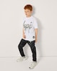 image 2 of Hype Pure Cotton Slogan T-Shirt in White