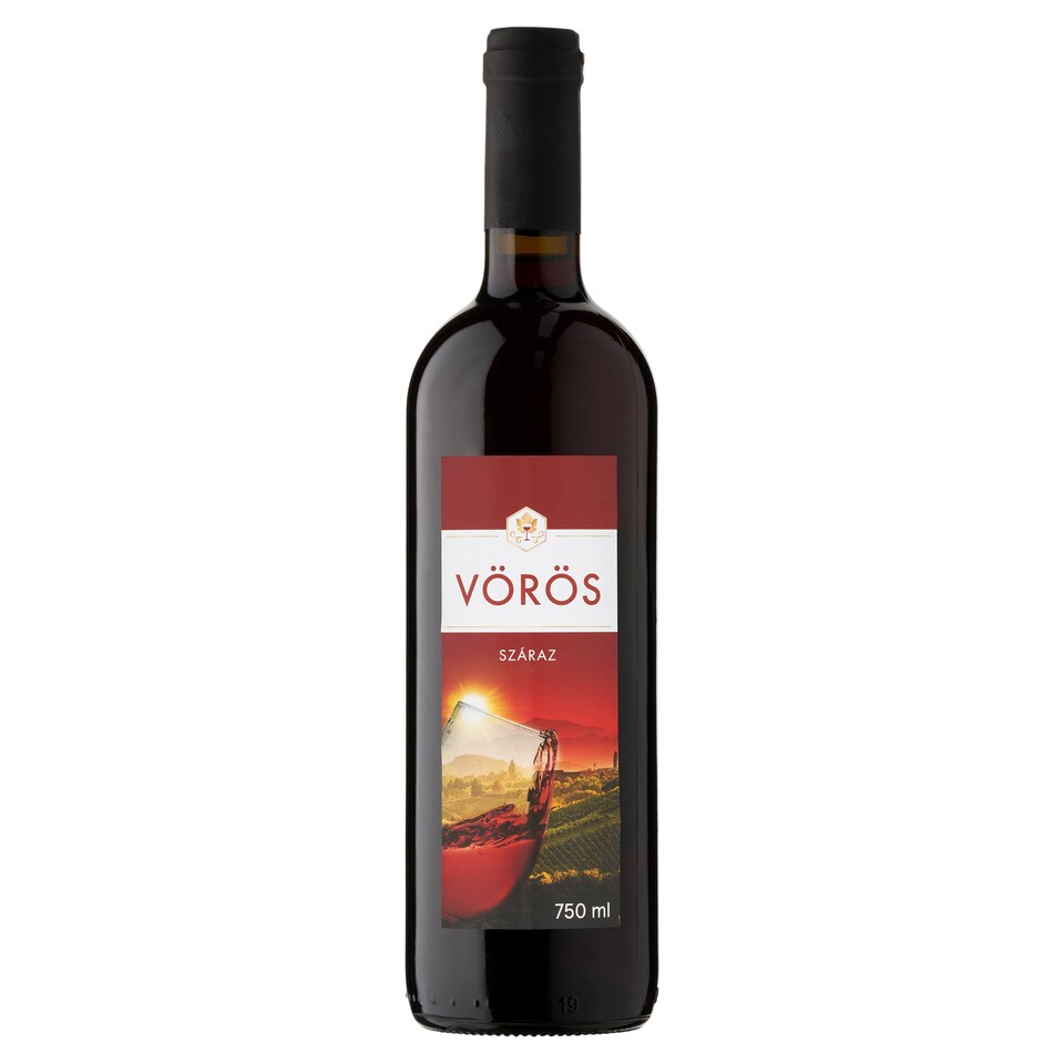 Tesco Duna-Tisza közi Kékfrankos száraz vörösbor 11% 750 ml