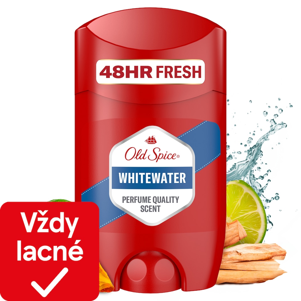 obrázok 1 z Old Spice Whitewater Tuhý Dezodorant Pre Mužov 50 ml