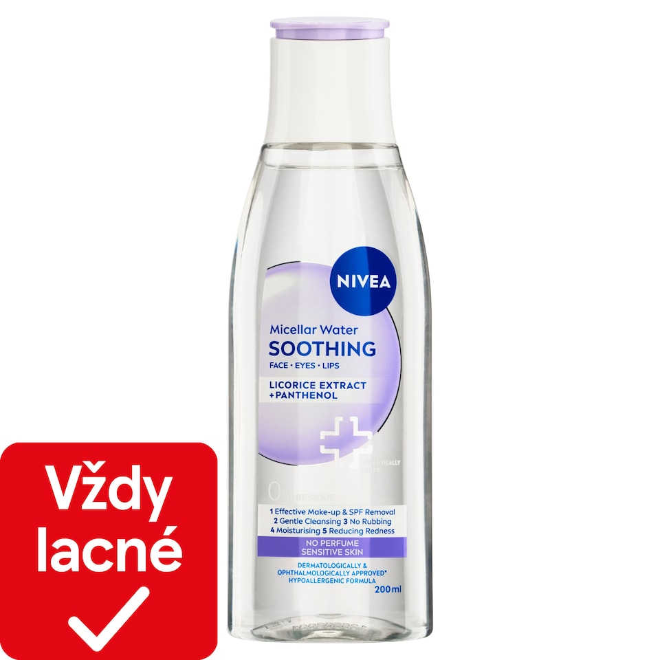 obrázok 1 z Nivea Upokojujúca micelárna voda pre citlivú pleť 200 ml
