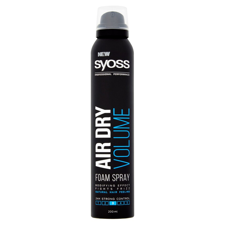 Syoss Air Dry Volume Foam Spray 200ml