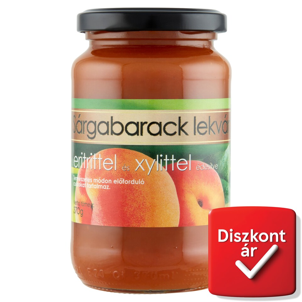image 1 of Apricot Jam Sweetened with Erythritol and Xylitol 370 g