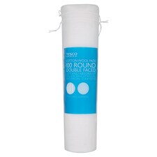 Tesco Cotton Wool Round Pads 100'S