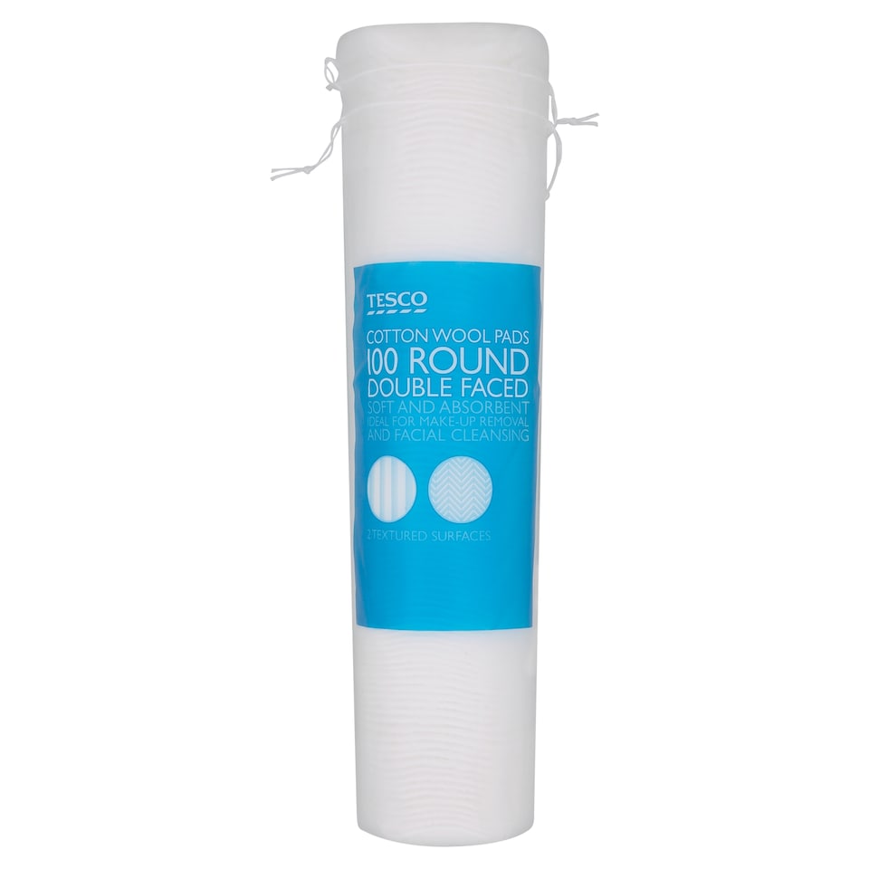 Tesco Cotton Wool Round Pads 100'S