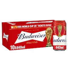 Budweiser Lager 10 X 440Ml