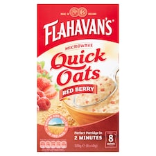 Flahavan Quick Oats Red Berry 8 Sachet Pack