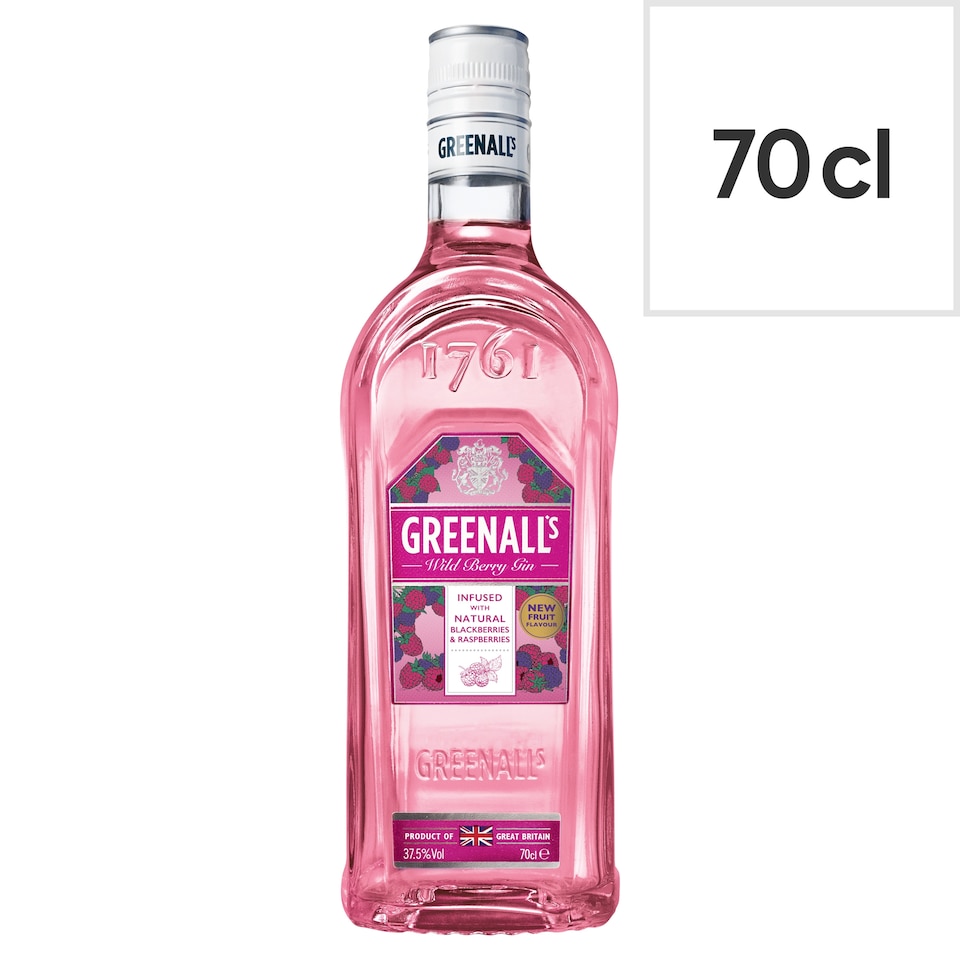 image 1 of Greenall's Wild Berry Pink Gin 70Cl