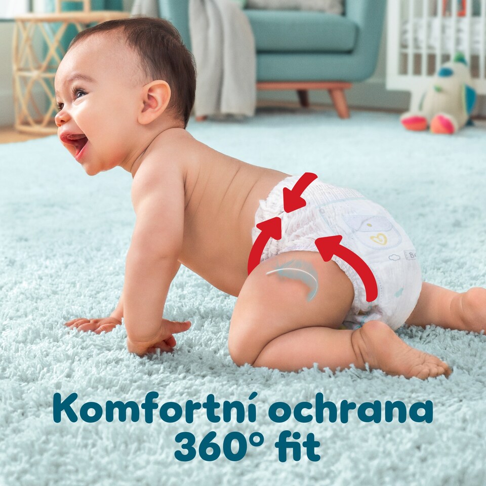 Obrázek 1 pro produkt Plenkové Kalhotky Pampers Premium Care Velikost  3, 48 Plenky, 6kg-11kg