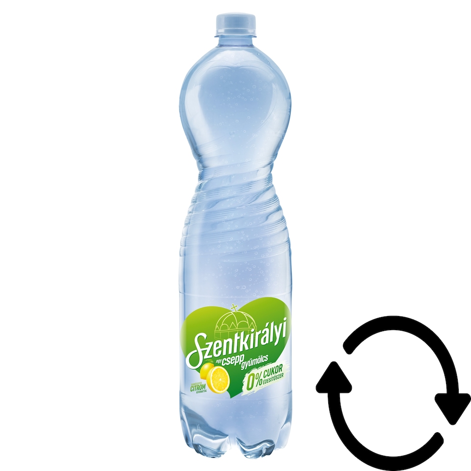 Szentkirályi Egy csepp gyümölcs citrom ízű szén-dioxiddal enyhén dúsított ital 1500 ml