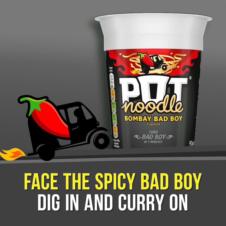 image 1 of Pot Noodle Bombay Bad Boy Instant Noodles 90g