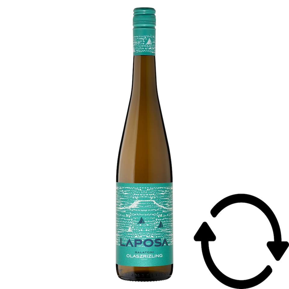 Laposa Balatoni Olaszrizling száraz fehérbor 13% 75 cl