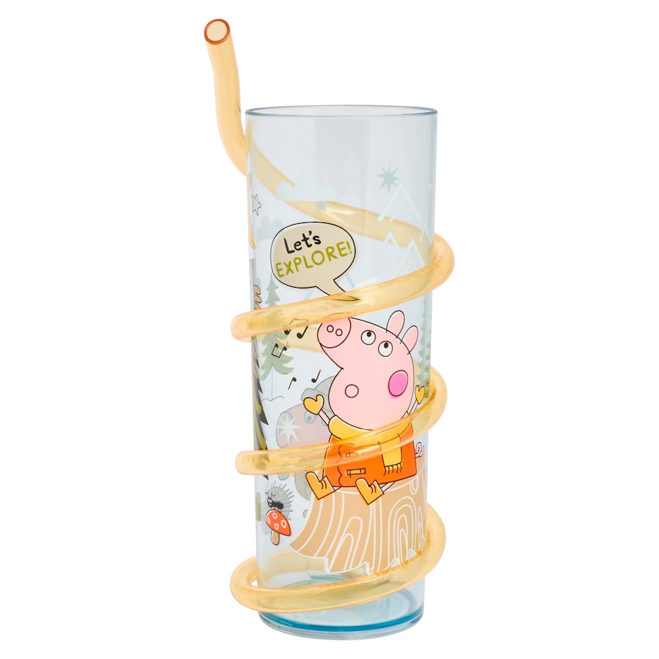 image 1 of Peppa Pig Swirly Straw