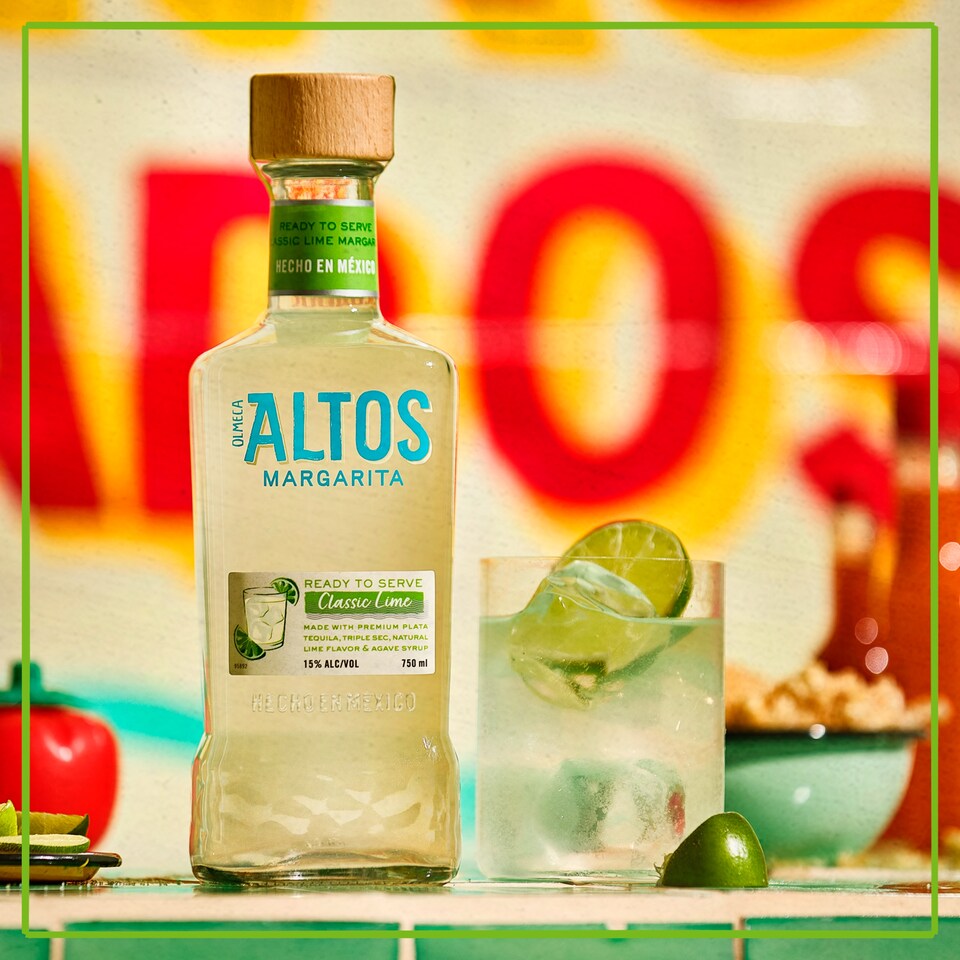image 1 of Olmeca Altos Tequila Margarita Classic Lime Ready to Serve Cocktail 750mL