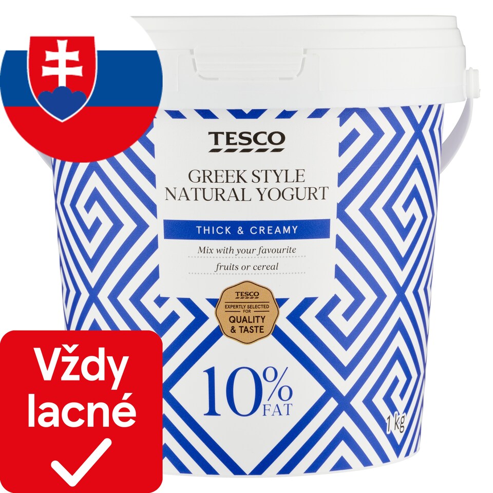 Tesco Greek Style Natural Yogurt 1 kg
