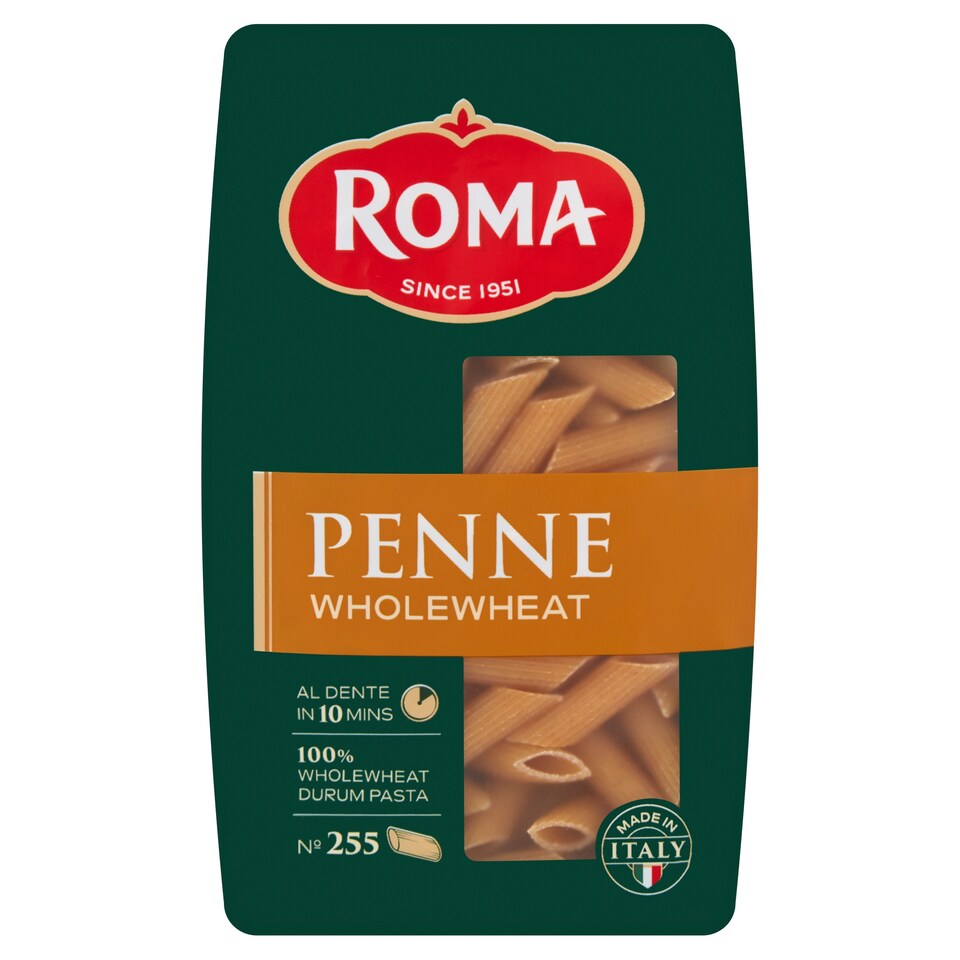 Roma Whole Wheat Penne 500G