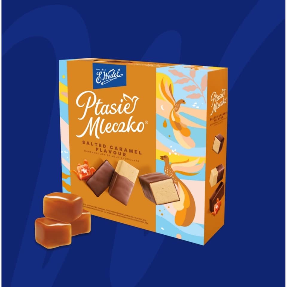 image 1 of Wedel Salted Caramel Flavour Marshmallows In Milk Chocolate 340g