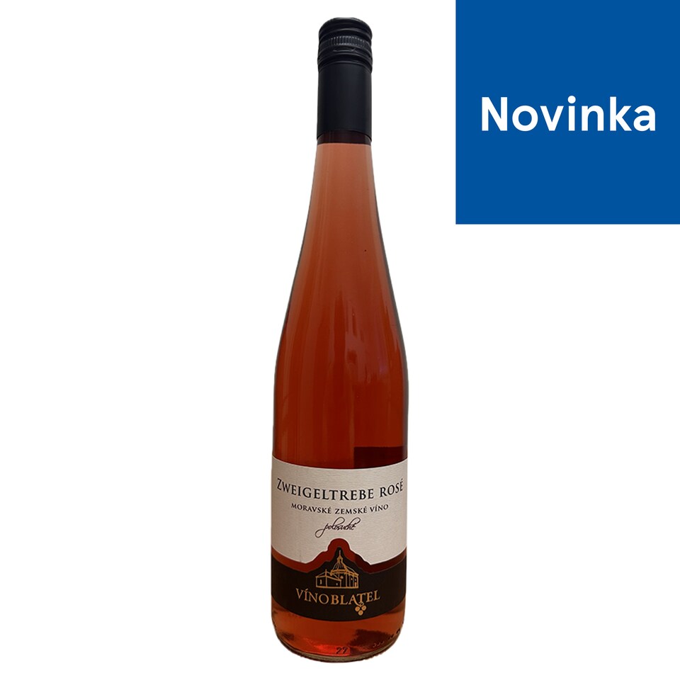 Víno Blatel Zweigeltrebe Rosé Semi-Dry Pink Wine 0.75 L