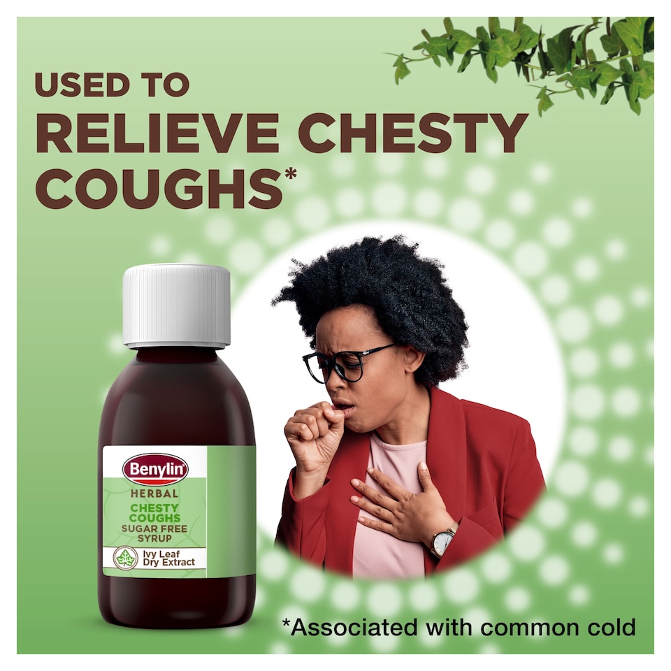 image 1 of Benylin Herbal Chesty Coughs Syrup 100ml