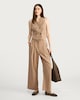 image 2 of F&F Double Breasted V Neck Waistcoat in Brown