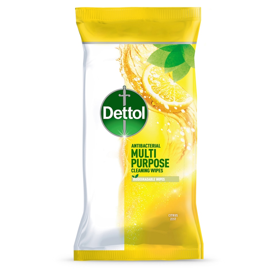 image 1 of Dettol Multi Purpose Citrus Wipes 70S
